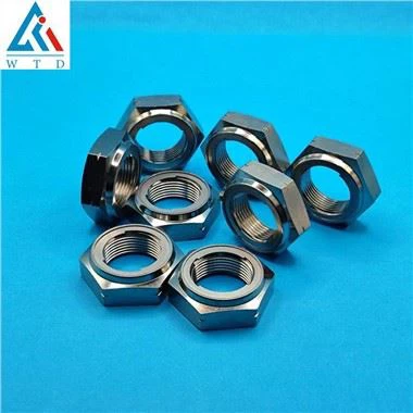 Tuercas de bloqueo de metal de titanio de grado 5